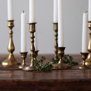 Assorted Brass Candlesticks