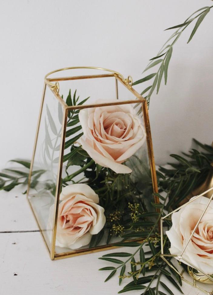 glass gold lantern glass gold lantern