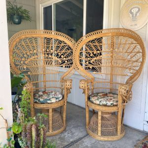 "Twin" Sweetheart Peacock Chair