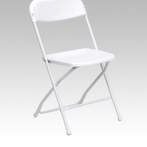 White Plastic Folding Chairs