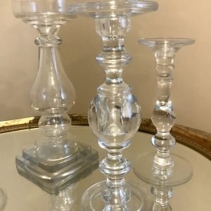Glass Candle Holders