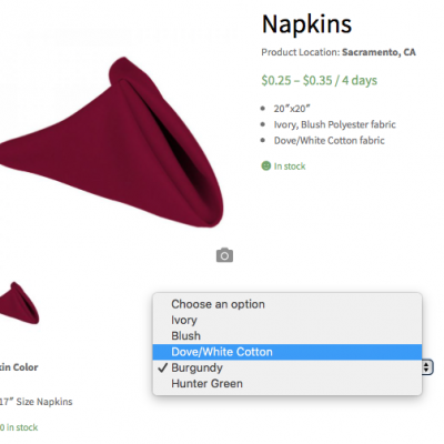 Disable Inventory Dates