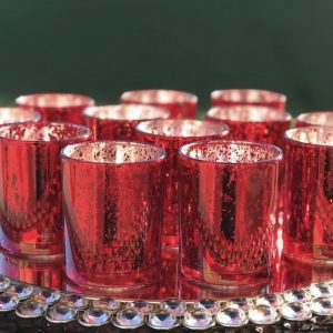Red - Votive Candle Holders
