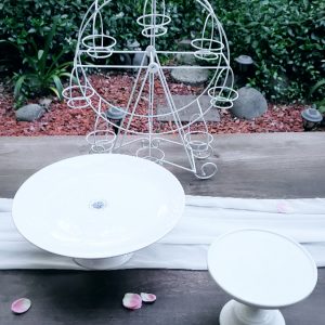 White 6"inch cake stand
