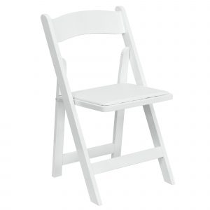 White Resin Folding Chairs