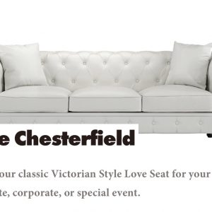 Chesterfield White Sofa