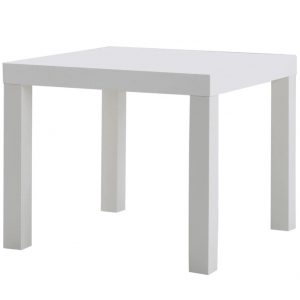 White cocktail table