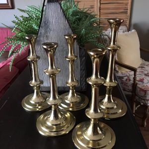 Gold Taper Candlesticks