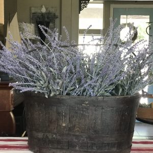 Antique Bucket w/Lavender