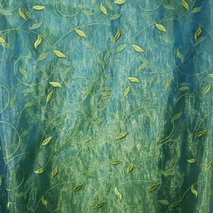 AQUAMARINE GREEN IVY OVERLAY