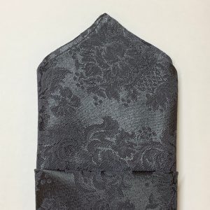 BLACK DAMASK NAPKIN