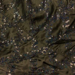 BLACK SEQUIN TABLECLOTH