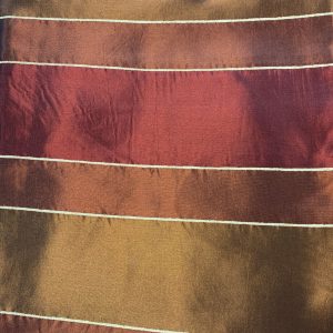 BROWN & WINE TAFFETA  TABLECLOTH