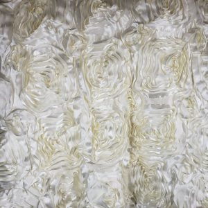 CREME ROSETTE  TABLECLOTH