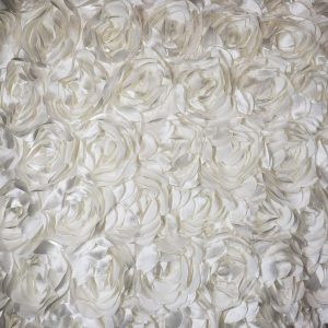 CREME MINI ROSETTETABLECLOTH