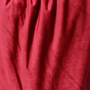 DEEP RED SOFT VELVET OVERLAY 96X96