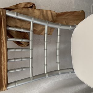 GOLD CRUSHED TAFFETA CHAIR SASH