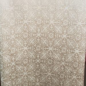 IVORY HIBISCUS  TABLECLOTH