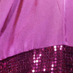MAGENTA SEQUINS OVERLAY