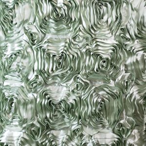MINT GREEN ROSETTE  TABLECLOTH