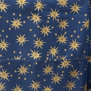 NAVY WITH GOLD STARS OVERLAY