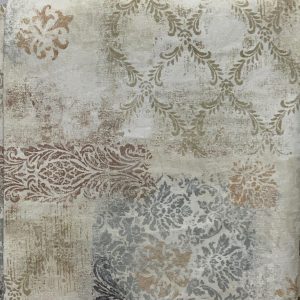 OLIVE DAMASK PRINT - 90x  TABLECLOTH