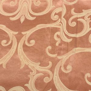 PEACH DAMASK TABLECLOTH