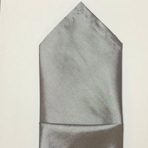 SILVER SATIN NAPKIN