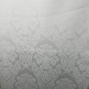 SNOW WHITE DAMASK OVERLAY