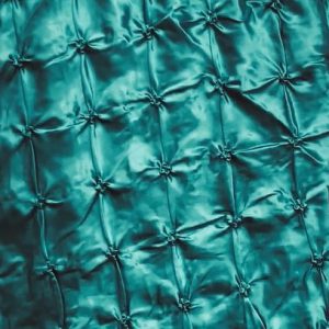 TURQUOISE PUCKER TABLECLOTH