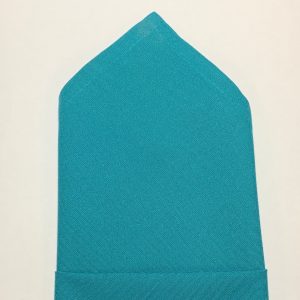 TURQUOISE POLYESTER NAPKIN