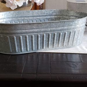 Galvanized tub
