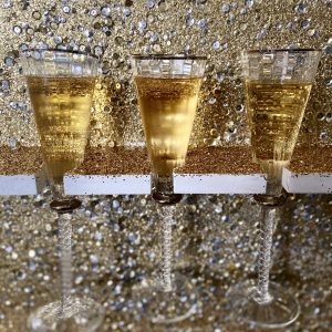 Blingy Champagne Wall/Backdrop