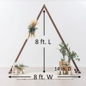 Wooden A- Frame Arch/ Triangle