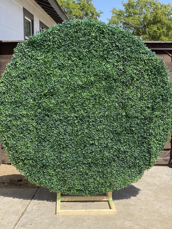 6ft Wooden Grass Wall