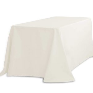 Ivory Rectangular Tablecloth (90" x 156")