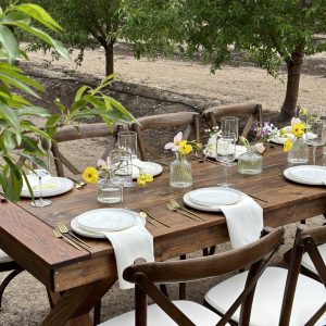 Farmhouse tables Rental