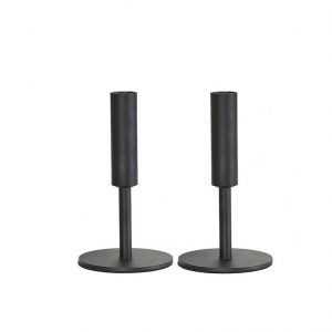 Matte Black Taper Candle Holder