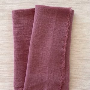 Mauve Pink Cotton Napkins