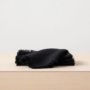 Black Fringe Napkins