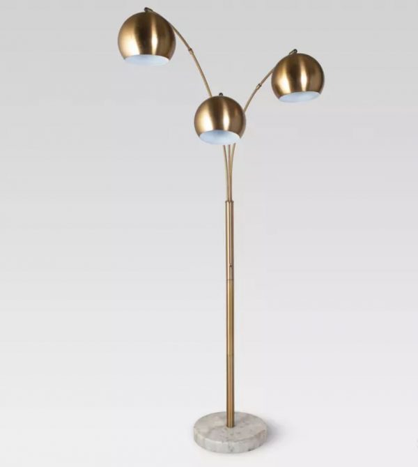3 headed floor lamp