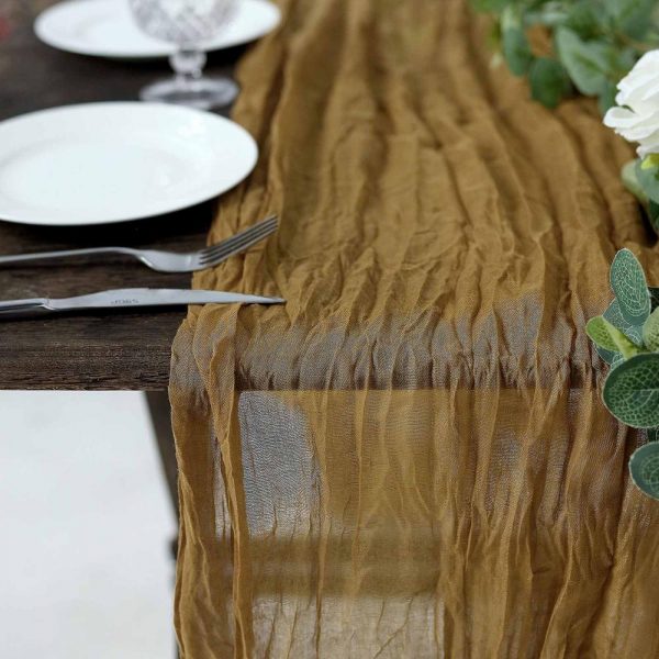 Gold Cheesecloth Runner