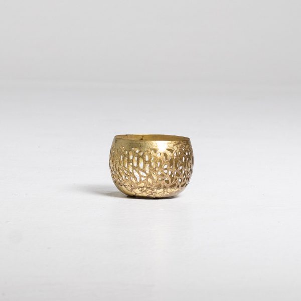 GoldCutoutTealight