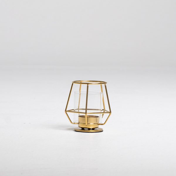 GoldGeometricTealight
