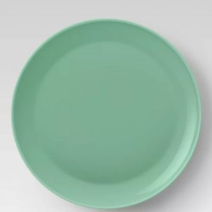 Green Plastic Dinner Plate