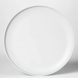 Grey Plastic Dinner Plate