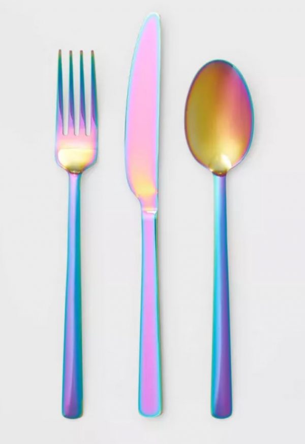 Irridecent Flatware