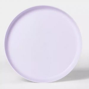 Lilac Plastic Dinner Plate