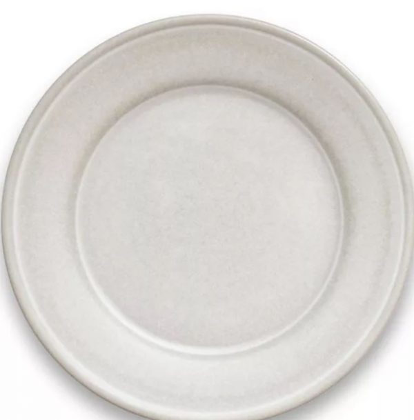 Oatmeal Plastic Dinner Plate