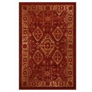 Red Boho Rug